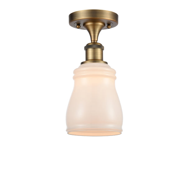 Innovations Lighting Ellery 1 Light Semi-Flush Mount Part Of The Ballston Collection 516-1C-BB-G391