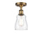 Innovations Lighting Ellery 1 Light Semi-Flush Mount Part Of The Ballston Collection 516-1C-BB-G392