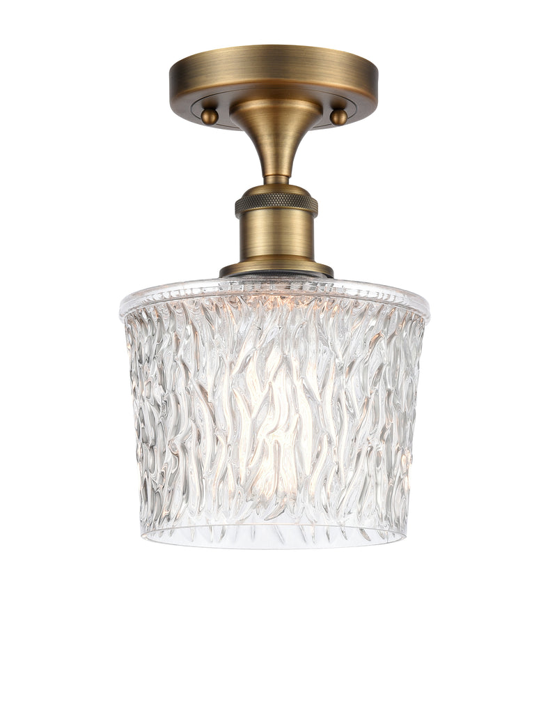 Innovations Lighting Niagra 1 Light Semi-Flush Mount Part Of The Ballston Collection 516-1C-BB-G402-LED