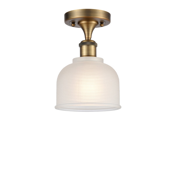Innovations Lighting Dayton 1 Light Semi-Flush Mount Part Of The Ballston Collection 516-1C-BB-G411