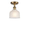 Innovations Lighting Dayton 1 Light Semi-Flush Mount Part Of The Ballston Collection 516-1C-BB-G411