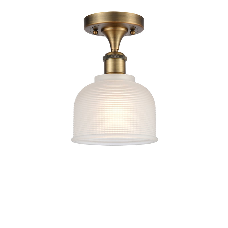 Innovations Lighting Dayton 1 Light Semi-Flush Mount Part Of The Ballston Collection 516-1C-BB-G411
