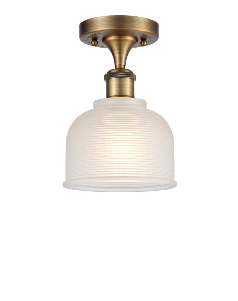 Innovations Lighting Dayton 1 Light Semi-Flush Mount Part Of The Ballston Collection 516-1C-BB-G411-LED