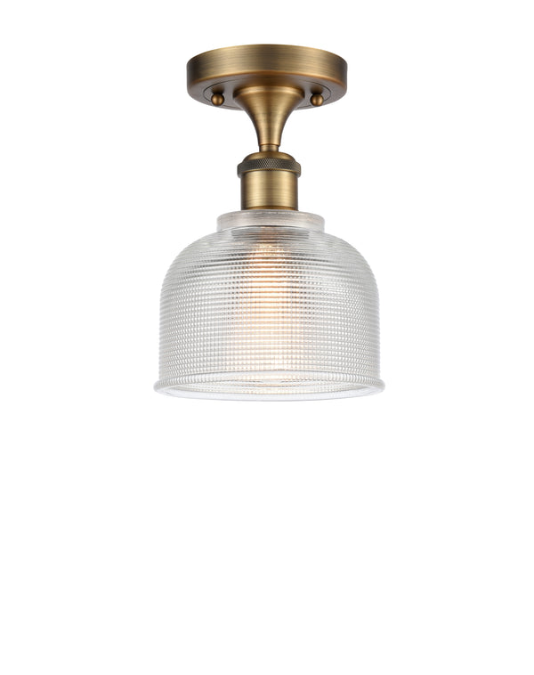 Innovations Lighting Dayton 1 Light Semi-Flush Mount Part Of The Ballston Collection 516-1C-BB-G412-LED