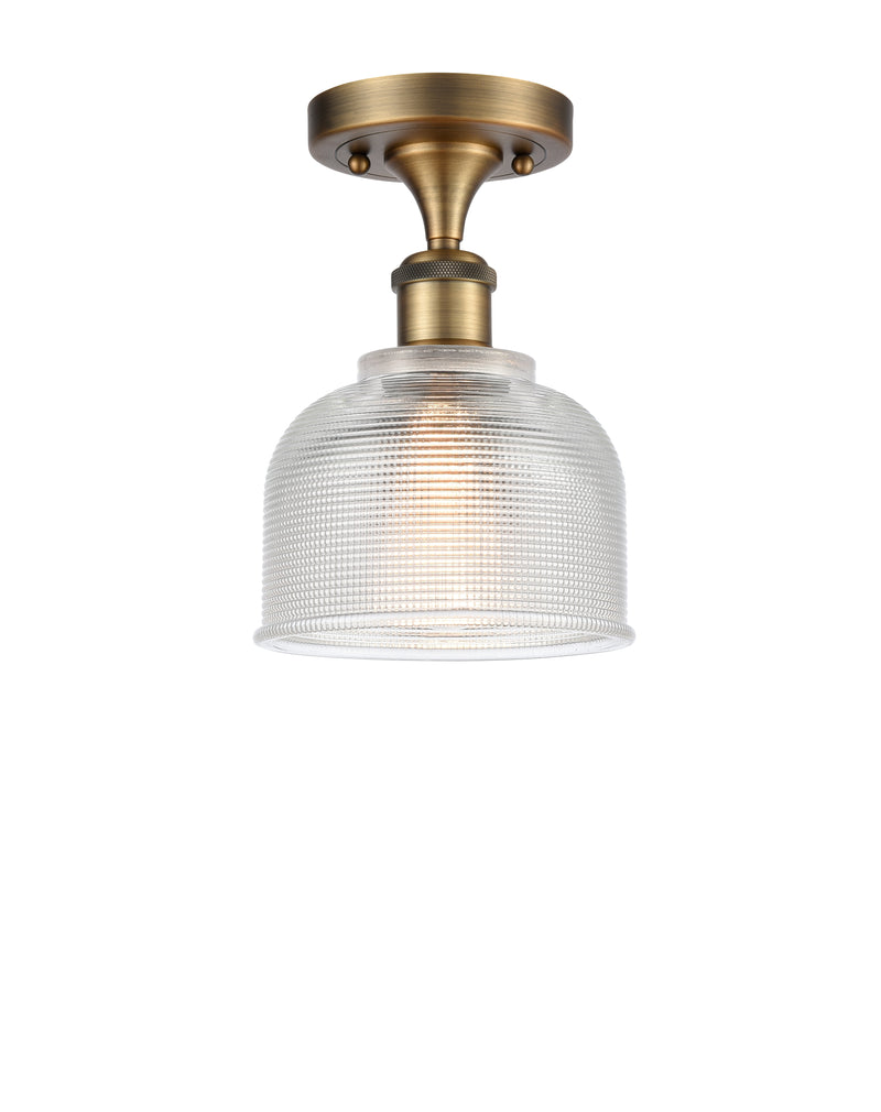 Innovations Lighting Dayton 1 Light Semi-Flush Mount Part Of The Ballston Collection 516-1C-BB-G412-LED