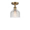 Innovations Lighting Dayton 1 Light Semi-Flush Mount Part Of The Ballston Collection 516-1C-BB-G412