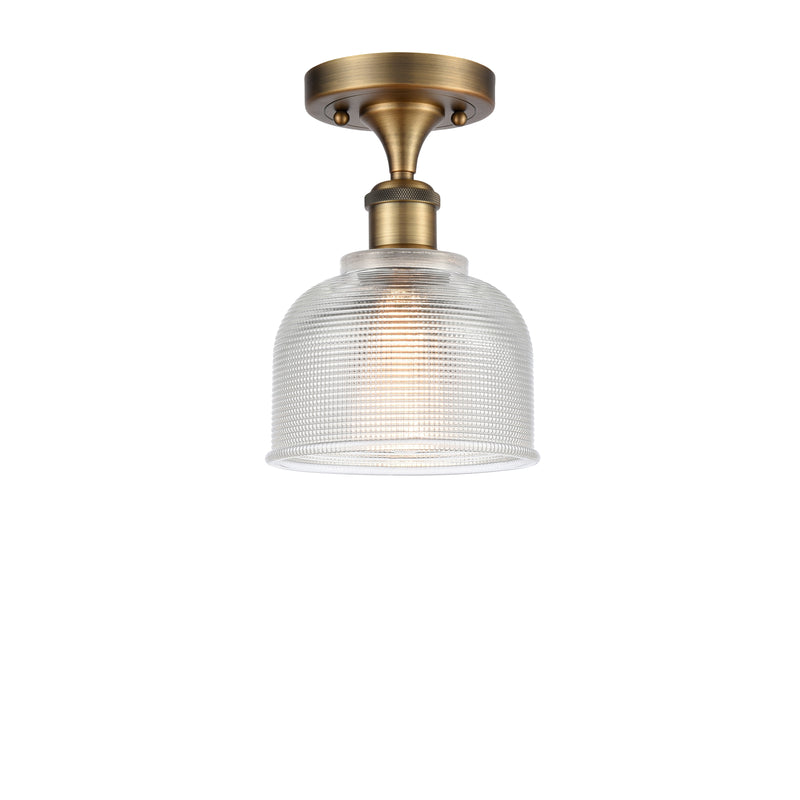 Innovations Lighting Dayton 1 Light Semi-Flush Mount Part Of The Ballston Collection 516-1C-BB-G412