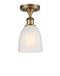 Innovations Lighting Brookfield 1 Light Semi-Flush Mount Part Of The Ballston Collection 516-1C-BB-G441-LED