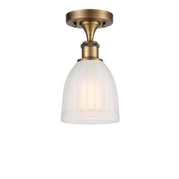 Innovations Lighting Brookfield 1 Light Semi-Flush Mount Part Of The Ballston Collection 516-1C-BB-G441