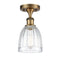 Innovations Lighting Brookfield 1 Light Semi-Flush Mount Part Of The Ballston Collection 516-1C-BB-G442-LED