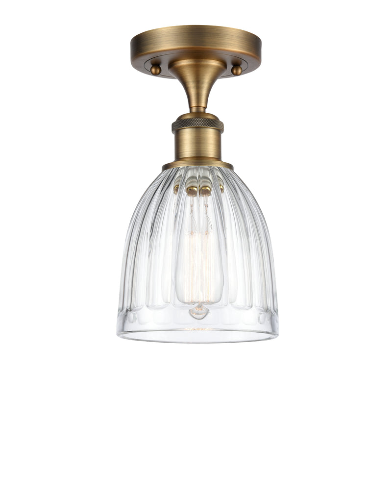 Innovations Lighting Brookfield 1 Light Semi-Flush Mount Part Of The Ballston Collection 516-1C-BB-G442-LED