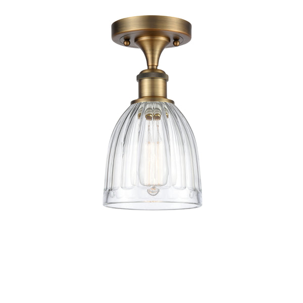 Innovations Lighting Brookfield 1 Light Semi-Flush Mount Part Of The Ballston Collection 516-1C-BB-G442