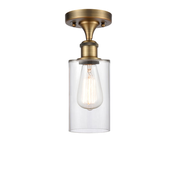 Innovations Lighting Clymer 1 Light Semi-Flush Mount Part Of The Ballston Collection 516-1C-BB-G802