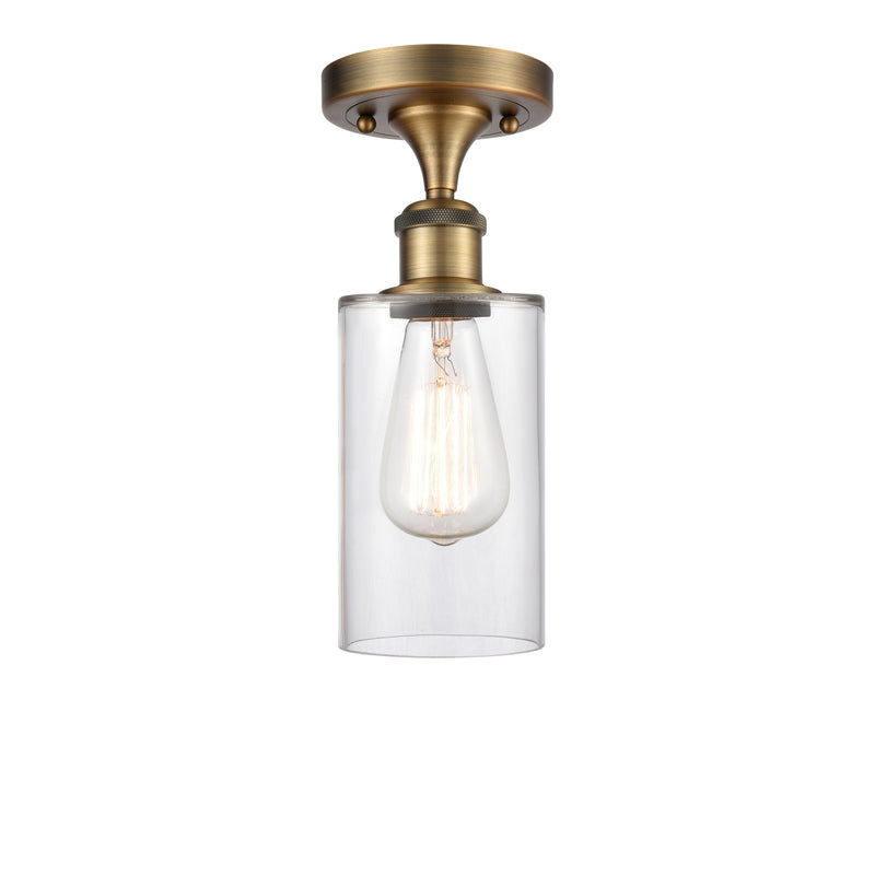 Innovations Lighting Clymer 1 Light Semi-Flush Mount Part Of The Ballston Collection 516-1C-BB-G802