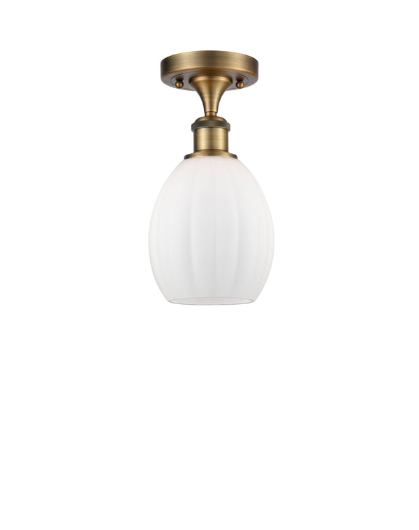 Innovations Lighting Eaton 1 Light Semi-Flush Mount Part Of The Ballston Collection 516-1C-BB-G81-LED