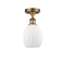 Innovations Lighting Eaton 1 Light Semi-Flush Mount Part Of The Ballston Collection 516-1C-BB-G81-LED