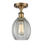 Innovations Lighting Eaton 1 Light Semi-Flush Mount Part Of The Ballston Collection 516-1C-BB-G82-LED