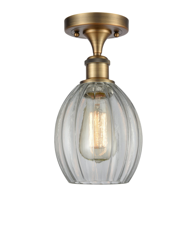 Innovations Lighting Eaton 1 Light Semi-Flush Mount Part Of The Ballston Collection 516-1C-BB-G82-LED