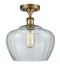 Innovations Lighting Large Fenton 1 Light Semi-Flush Mount Part Of The Ballston Collection 516-1C-BB-G92-L-LED