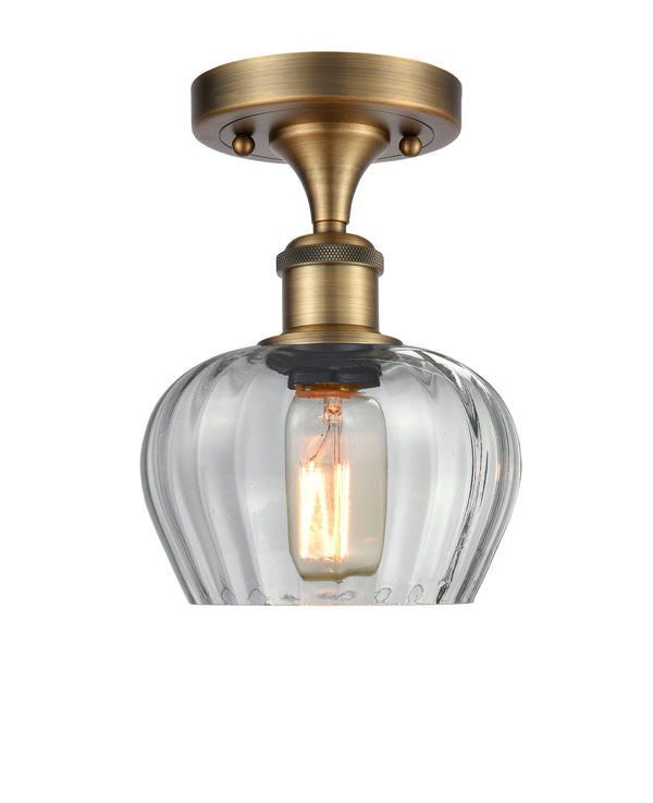 Innovations Lighting Fenton 1 Light Semi-Flush Mount Part Of The Ballston Collection 516-1C-BB-G92-LED