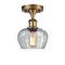 Innovations Lighting Fenton 1 Light Semi-Flush Mount Part Of The Ballston Collection 516-1C-BB-G92