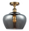 Innovations Lighting Large Fenton 1 Light Semi-Flush Mount Part Of The Ballston Collection 516-1C-BB-G93-L