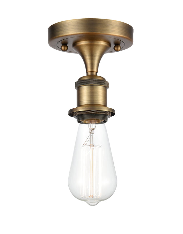 Innovations Lighting Bare Bulb 1 Light Semi-Flush Mount Part Of The Ballston Collection 516-1C-BB-LED