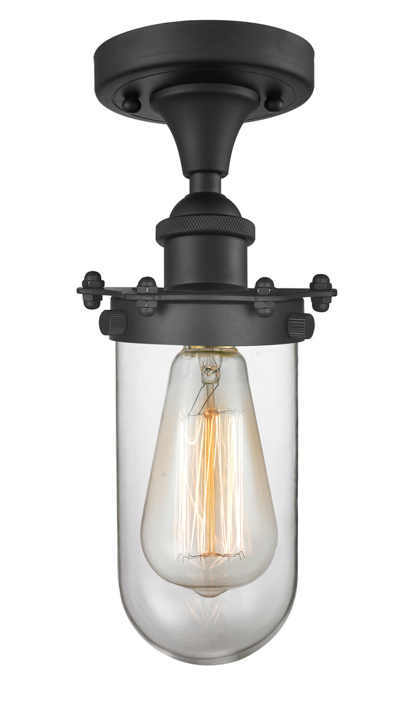 Innovations Lighting Kingsbury 1 Light Flush Mount Part Of The Austere Collection 516-1C-BK-CE231-CL