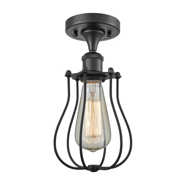 Innovations Lighting Barrington 1 Light Flush Mount Part Of The Austere Collection 516-1C-BK-CE513-BK