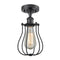Innovations Lighting Barrington 1 Light Flush Mount Part Of The Austere Collection 516-1C-BK-CE513-BK