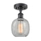 Innovations Lighting Belfast 1 Light Semi-Flush Mount Part Of The Ballston Collection 516-1C-BK-G105