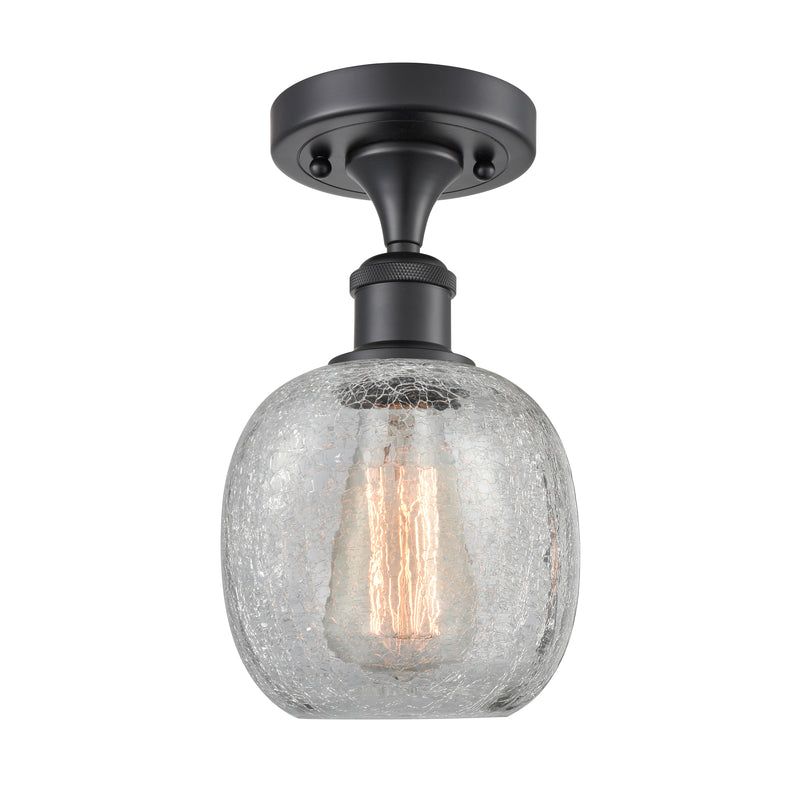 Innovations Lighting Belfast 1 Light Semi-Flush Mount Part Of The Ballston Collection 516-1C-BK-G105