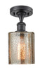 Innovations Lighting Cobbleskill 1 Light Semi-Flush Mount Part Of The Ballston Collection 516-1C-BK-G116-LED