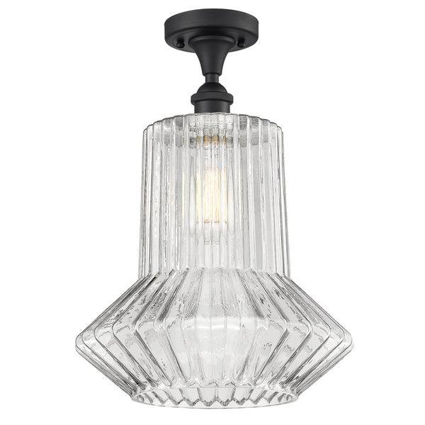 Innovations Lighting Springwater 1 Light Semi-Flush Mount Part Of The Ballston Collection 516-1C-BK-G212
