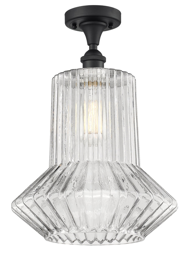 Innovations Lighting Springwater 1 Light Semi-Flush Mount Part Of The Ballston Collection 516-1C-BK-G212-LED