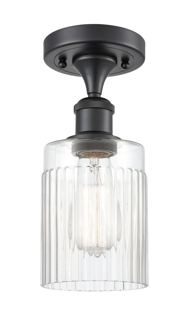 Innovations Lighting Hadley 1 Light Semi-Flush Mount Part Of The Ballston Collection 516-1C-BK-G342-LED