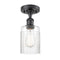Innovations Lighting Hadley 1 Light Semi-Flush Mount Part Of The Ballston Collection 516-1C-BK-G342