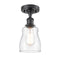 Innovations Lighting Ellery 1 Light Semi-Flush Mount Part Of The Ballston Collection 516-1C-BK-G392