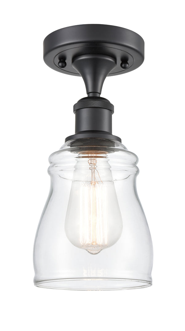 Innovations Lighting Ellery 1 Light Semi-Flush Mount Part Of The Ballston Collection 516-1C-BK-G392-LED