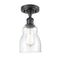 Innovations Lighting Ellery 1 Light Semi-Flush Mount Part Of The Ballston Collection 516-1C-BK-G394