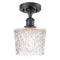 Innovations Lighting Niagra 1 Light Semi-Flush Mount Part Of The Ballston Collection 516-1C-BK-G402