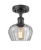 Innovations Lighting Fenton 1 Light Semi-Flush Mount Part Of The Ballston Collection 516-1C-BK-G92-LED
