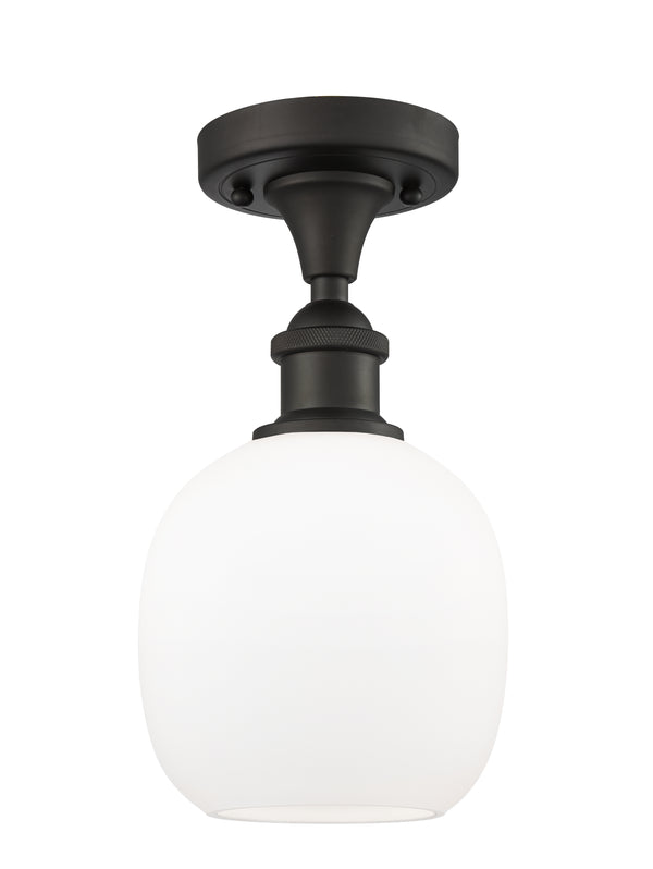 Innovations Lighting Belfast 1 Light Semi-Flush Mount Part Of The Ballston Collection 516-1C-OB-G101-LED