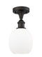 Innovations Lighting Belfast 1 Light Semi-Flush Mount Part Of The Ballston Collection 516-1C-OB-G101-LED