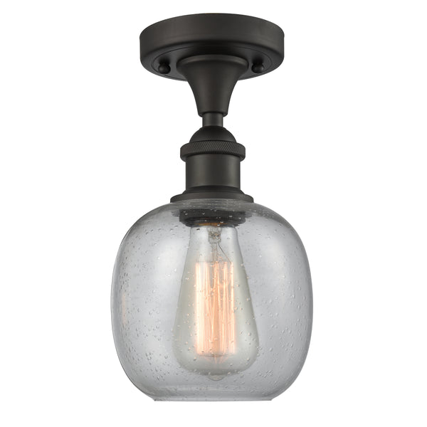 Innovations Lighting Belfast 1 Light Semi-Flush Mount Part Of The Ballston Collection 516-1C-OB-G104