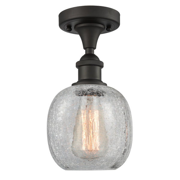 Innovations Lighting Belfast 1 Light Semi-Flush Mount Part Of The Ballston Collection 516-1C-OB-G105