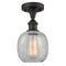 Innovations Lighting Belfast 1 Light Semi-Flush Mount Part Of The Ballston Collection 516-1C-OB-G105