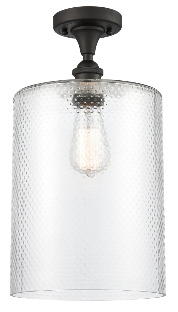 Innovations Lighting Large Cobbleskill 1 Light Semi-Flush Mount Part Of The Ballston Collection 516-1C-OB-G112-L