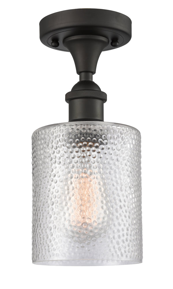 Innovations Lighting Cobbleskill 1 Light Semi-Flush Mount Part Of The Ballston Collection 516-1C-OB-G112-LED