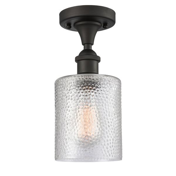 Innovations Lighting Cobbleskill 1 Light Semi-Flush Mount Part Of The Ballston Collection 516-1C-OB-G112